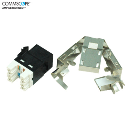 康普AMP安普超五類屏蔽模塊1375189-1 RJ45網(wǎng)絡(luò)模塊